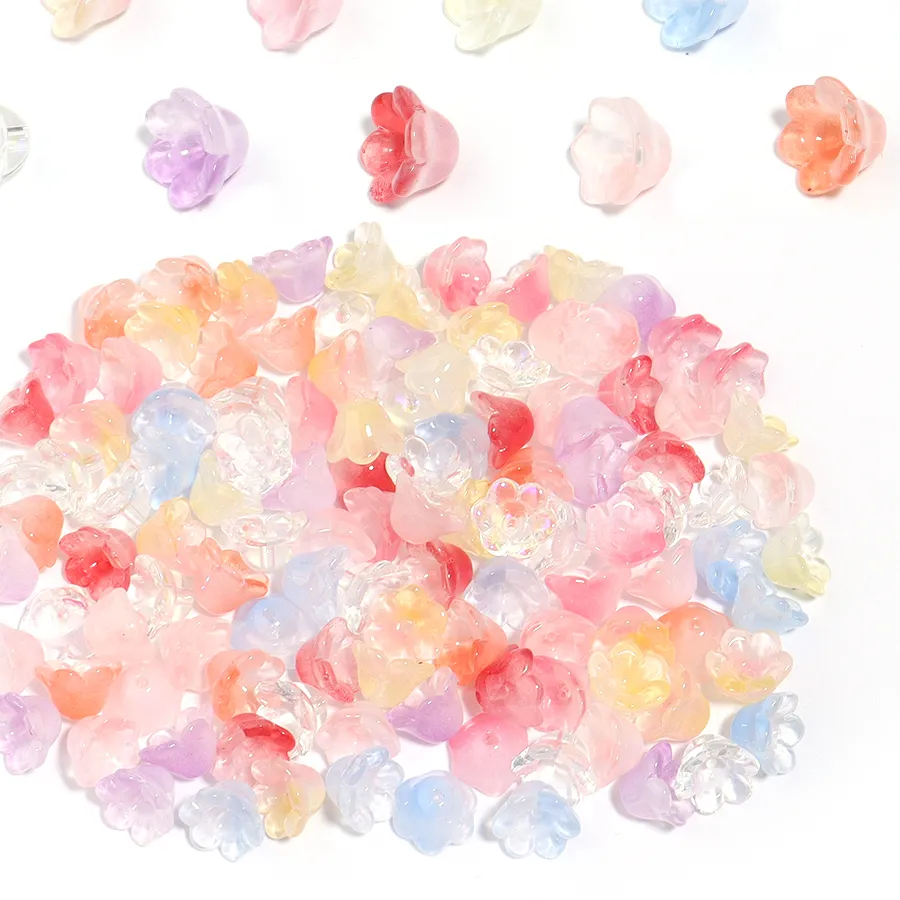 Authentic Blossoms of Pure Devotion Lampwork Glass Beads