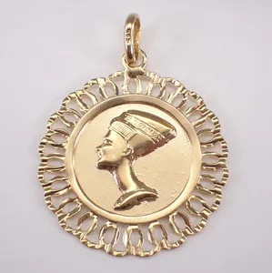 Authentic The Golden Visage of the Nile Queen Pendant
