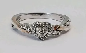 Authentic Heart's Harmony: Sacred Love Bypass Twist Ring