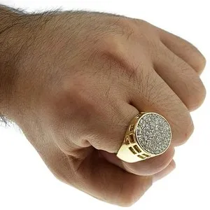 Authentic Solar Radiance Signet - Celestial Gold and Crystal Light-Bearer Ring