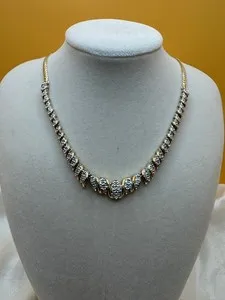 Authentic Radiant Celestial Pavé Diamond & 18k Gold-Plated Sterling Silver Talisman
