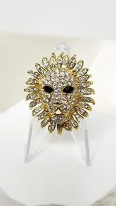 Authentic The Golden Regency Lion Pave Talisman