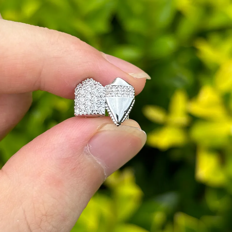 Authentic Dazzling Fangs of Protection: Double CZ Stone Grills for the Modern Warrior