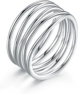 Authentic Luxurious 18K Gold Plated Ring - Crafted in Brazil, Sizes 5-10, Anniversary