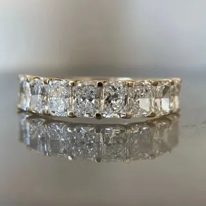 Authentic Celestial Radiant Eternity Band - 4CTW Moissanite Manifestation Talisman