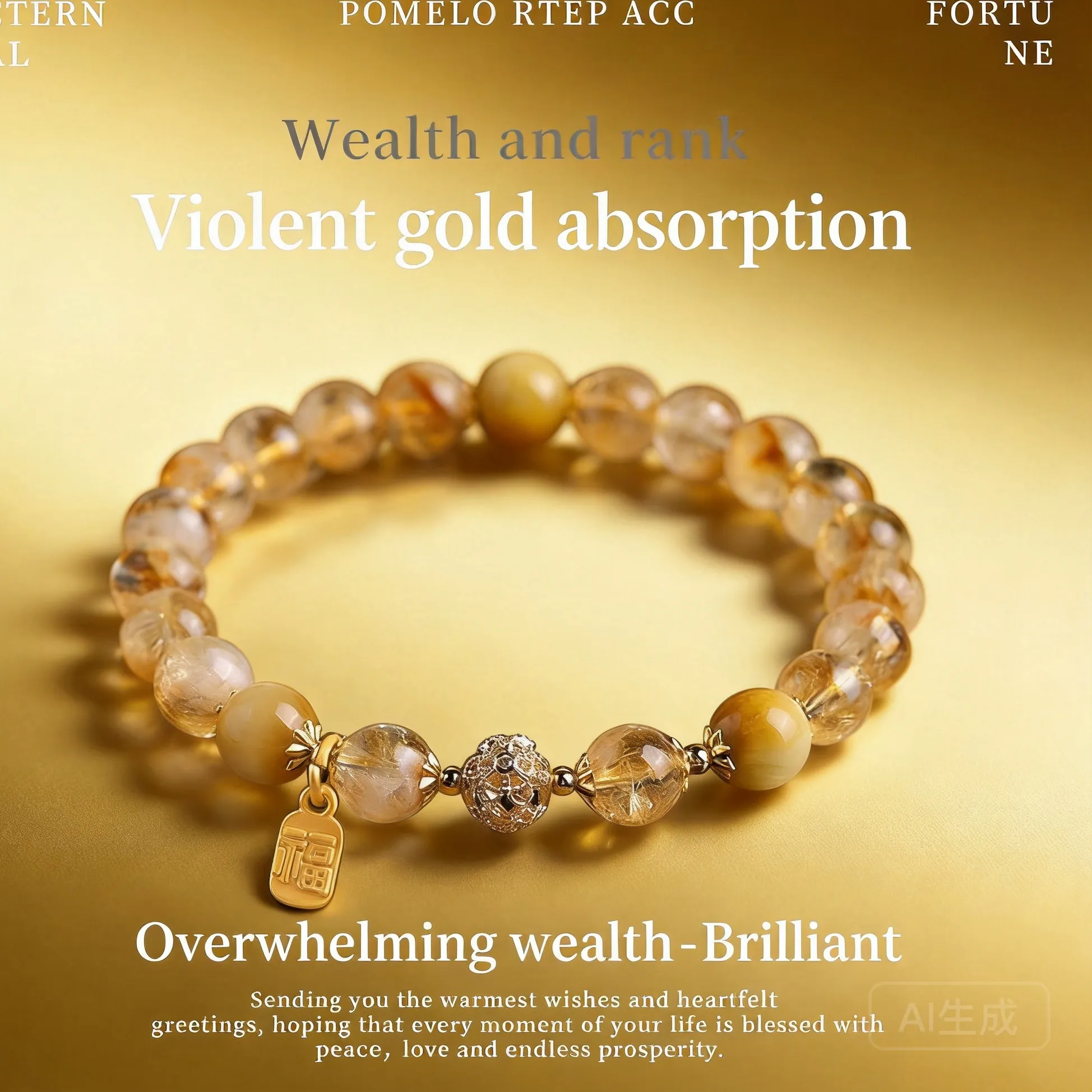 Authentic Mystic's Embrace: The Tower Crystal Bracelet - Unlocking Inner Strength and Elegance