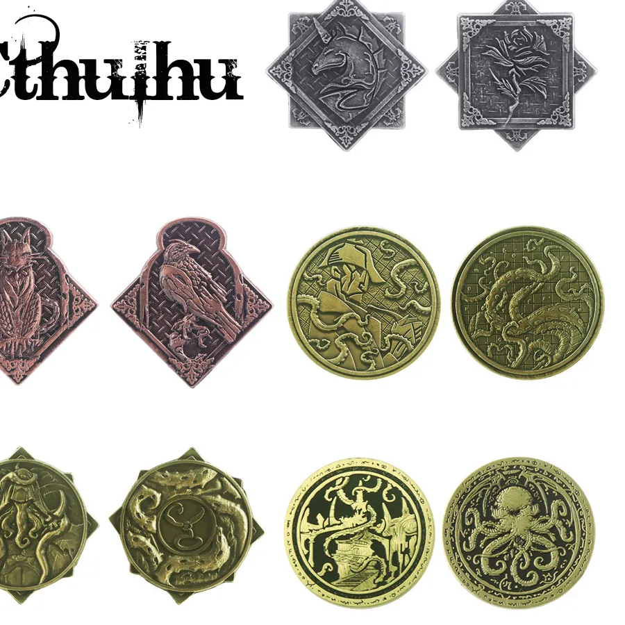 Authentic Celestial Octopus Talisman Dual Sided Guardian Coin