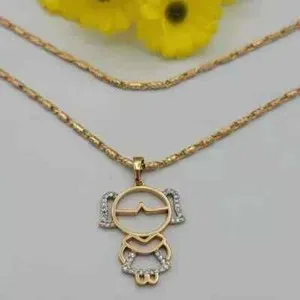 Authentic Celestial Innocence Moissanite Pendant - Radiant 14K Gold Sacred Keepsake