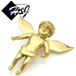Authentic The Celestial Guardian Gold-Plated 3D Angel Pendant