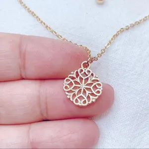 Authentic ❣️ Boho Little Pendant Gold Plated Necklace