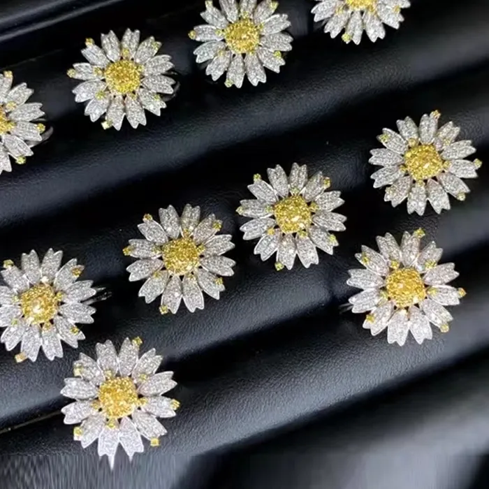 Authentic Radiant Solar Bloom - The Eternal Sunflower Manifestation Ring