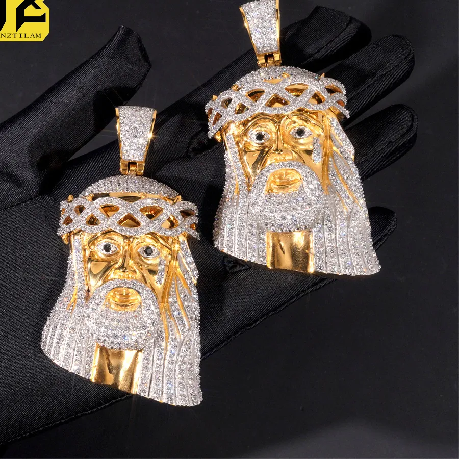 Authentic Sacred Radiance: Jesus Pendant Necklace – Long Link Chain of Divine Protection