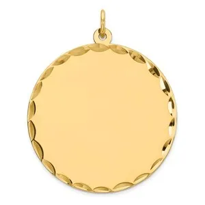 Authentic Celestial Resonance Disc - Hand-Polished Gold-Plated Manifestation Talisman