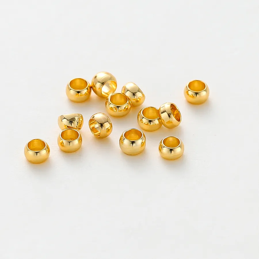 Authentic Celestial Anchors: Sacred Gold-Plated Positioning Beads