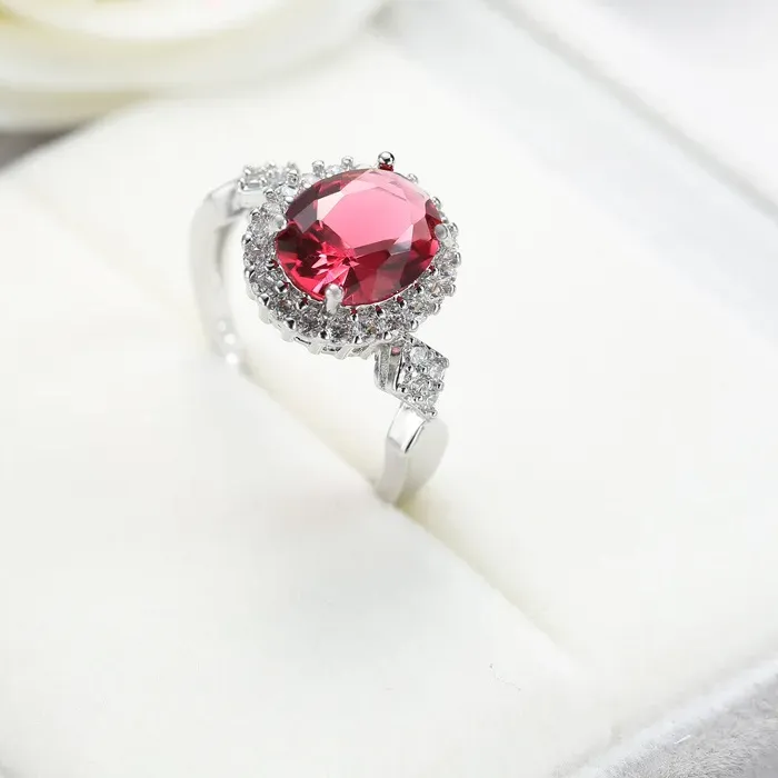Authentic Celestial Radiance: Sterling Silver Ring with 5A Zircon – A Guardian of Love