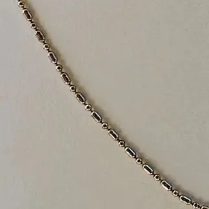 Authentic 18KRGP Gold Plated Beaded Satellite Chain Necklace – 16”