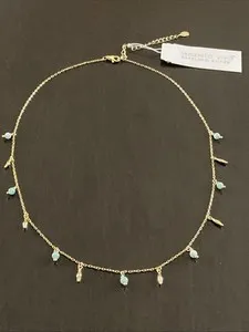 Authentic ARGENTO VIVO 14kt Gold Plated Sterling Silver Dangle Necklace