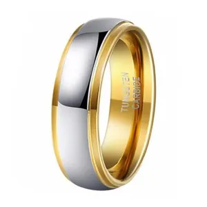 Authentic Eternal Union Band - 18K Gold Plated Tungsten Sacred Couple Talisman
