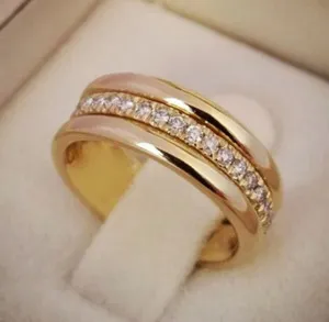Authentic The Eternal Bond 14K Gold Plated Couple Band and Promise Ring