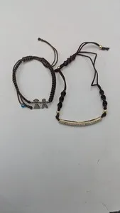 Authentic Twin Celestial Gold‑Plated Unity Bracelets