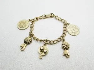 Authentic The Golden Knot of Affection Vintage Romance Charm Bracelet