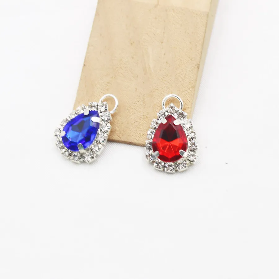 Authentic Waterdrop Elegance: 10pcs Claw Diamond Accents for Enchanted Jewelry Creations