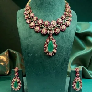 Authentic Brand Designer Necklace Set for Women Jewelry Gold Plated Wedding