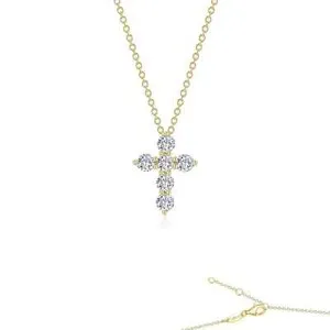 Authentic The Celestial Radiance Gold Cross Amulet