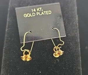 Authentic Celestial Chimes of Resonance Gold-Plated Earrings