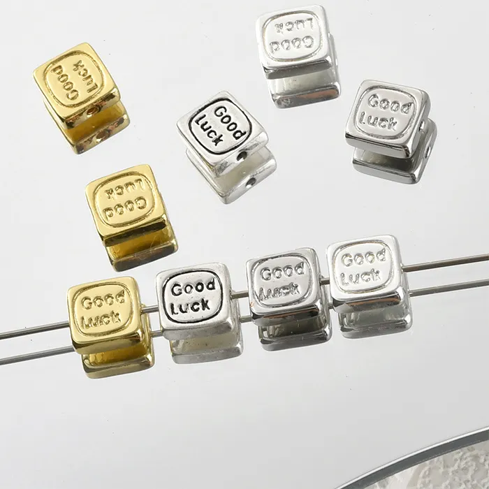 Authentic The Alchemical Square of Fortune: 14k Gold and Silver Partition Beads
