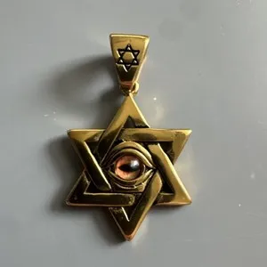 Authentic Celestial Shield: The Star of David and Evil Eye Talisman