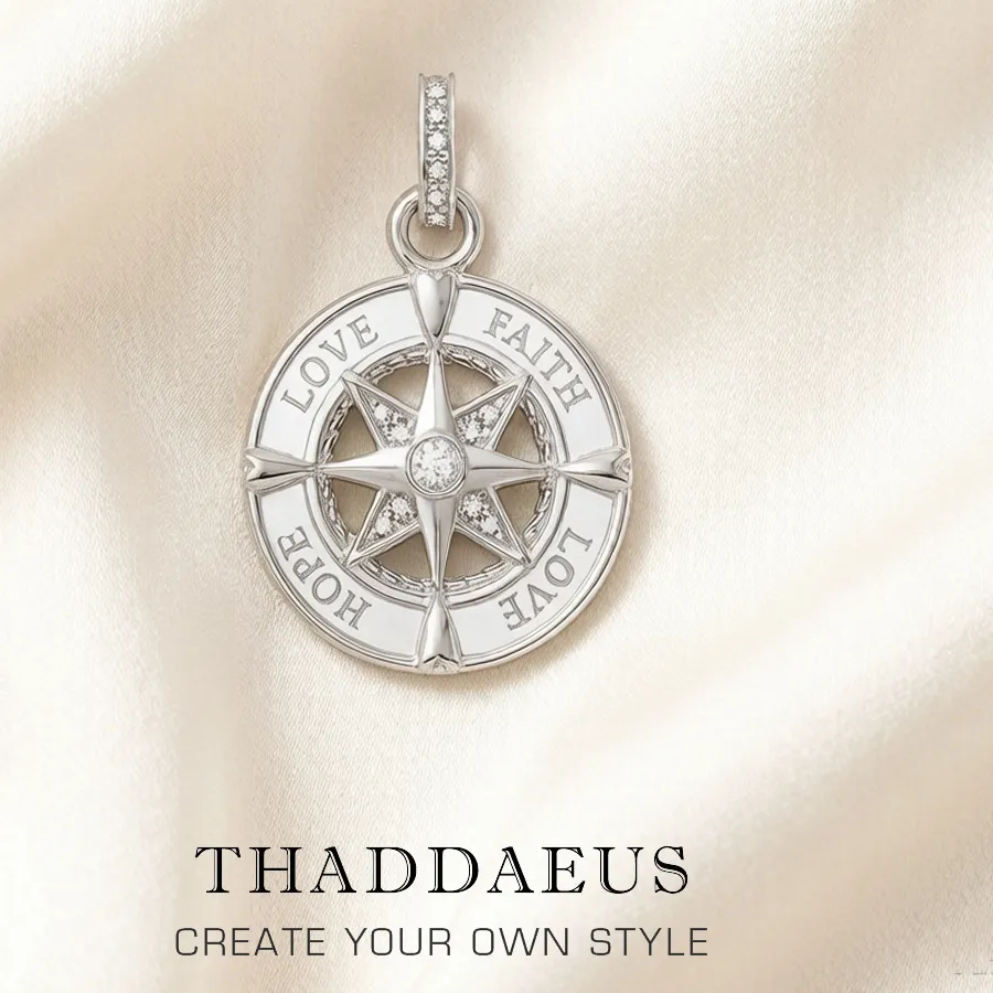 Authentic Pendant Faith, Hope And Love Brand Fine Jewelry Accessories 925 Sterling Silver &