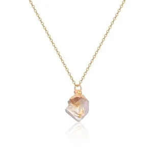 Authentic Crystal Convergence Necklace: A Celestial Vessel for Women's Inner Harmony