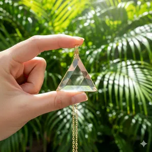 Authentic The Roseate Trine Radiant Heart Alchemical Pendant