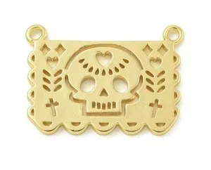 Authentic Sacred Calavera: The Gilded Eternal Spirit Pendant