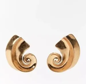 Authentic The Golden Spiral Resonance Earrings