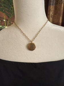Authentic The Golden Concord Interlink Chain and Disc Amulet
