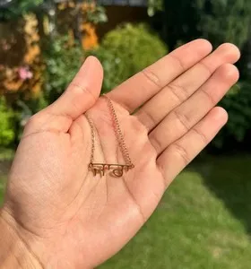Authentic Golden Kaur Name Amulet – Sacred Punjabi Blessing
