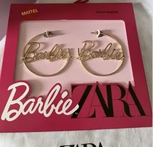Authentic The Cinematic Aura Gold Plated Hoop Earrings