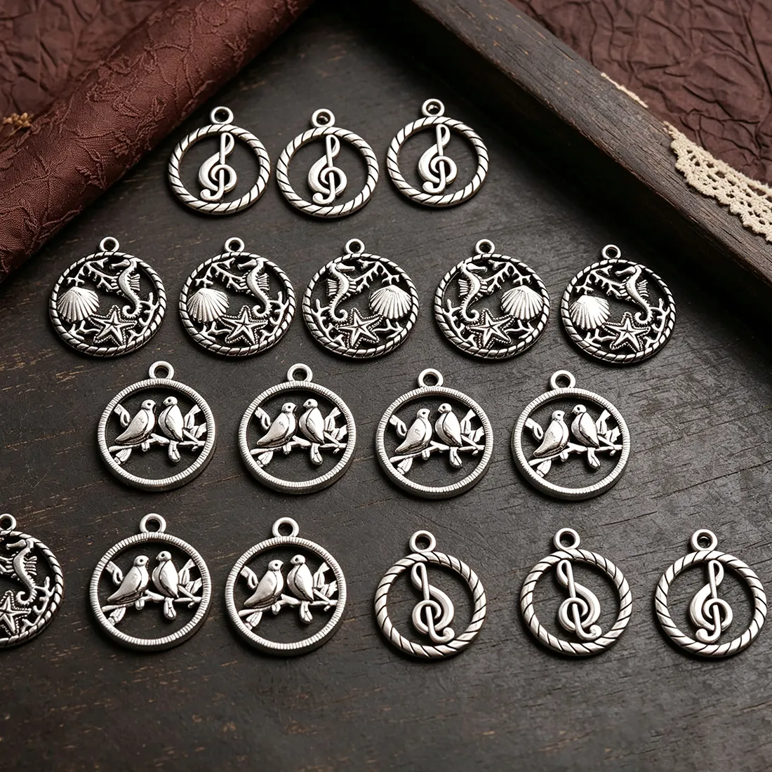 Authentic Symphony of the Spheres: Golden Treble Clef Amulets for Harmony and Protection