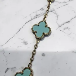 Authentic The Verdant Harmony Four-Leaf Clover Talisman Bracelet