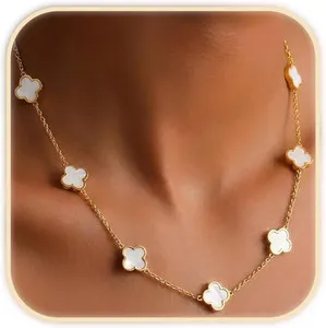 Authentic The Gilded Fortune Four Leaf Clover Talisman
