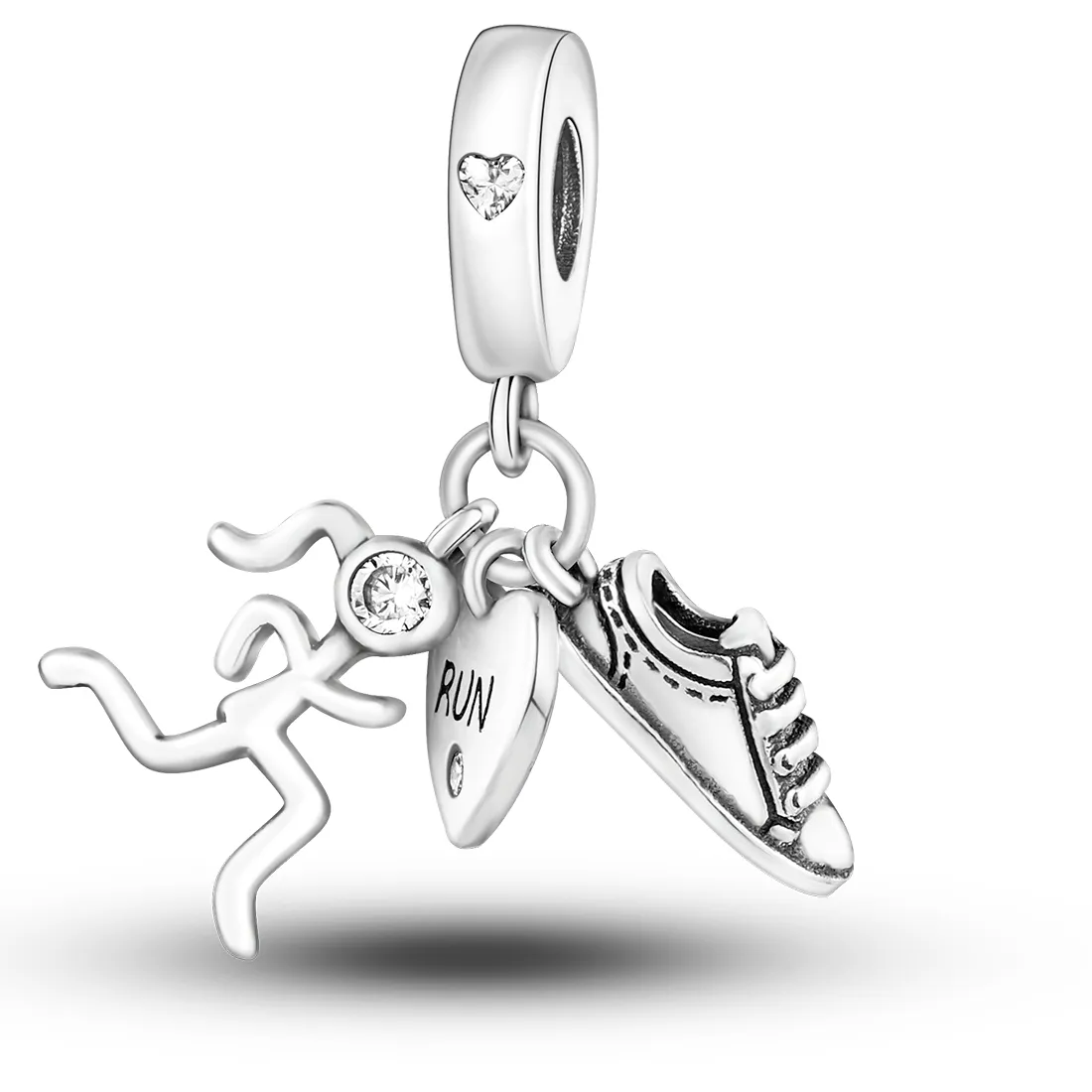 Authentic The Alchemist's Stride: Enamelled Silver Sneaker Talisman