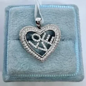 Authentic Celestial Heart of Eternal Devotion - Moissanite Radiance Manifestation Pendant