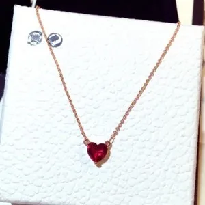 Authentic Radiant Rose Gold Heart Amulet of Eternal Affection