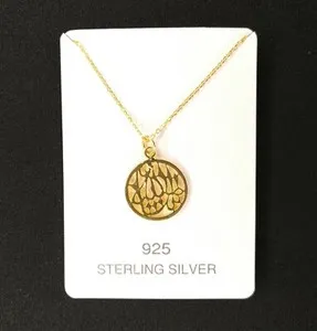 Authentic Golden Whisper of Blessing: Mashallah Silver Pendant