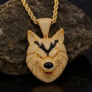 Authentic The Alpha Guardian: Celestial Moissanite Wolf Sigil