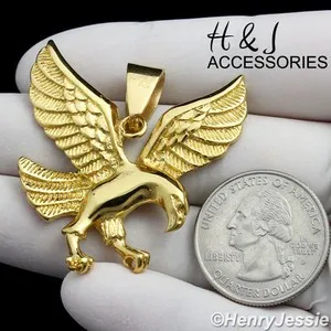 Authentic The Sovereign Sky: Golden 3D Eagle Talisman