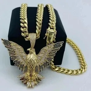 Authentic Celestial Eagle Sovereign Talisman - Illuminated Moissanite Empowerment Amulet