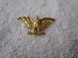 Authentic QUALITY+VINTAGE ~"YELLOW GOLD PLATED" [ EAGLE DESIGN ] PENDENT~NICE!!